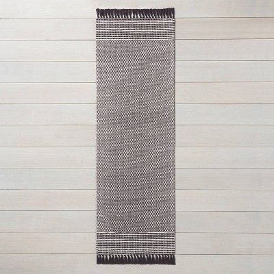 Textured Border Stripe Area Rug - Hearth & Hand™ with Magnolia | Target