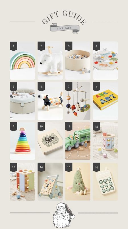 Some of the best gifts for babies this holiday season 

#LTKHoliday #LTKfamily #LTKGiftGuide