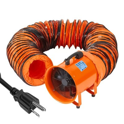 Utility Blower Fan 12 Inch, 3500 r/Min High Velocity Ventilator with Duct Hose, Low Noise Portable Ventilation Fan, Fume Extractor for Exhausting | Target