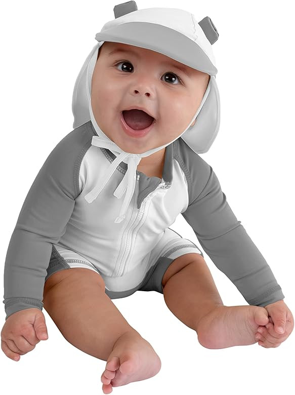 Baby and Toddler One-Piece Swimsuit | UPF 50+ All-Day UV Protection Infant Sunsuit | Amazon (US)