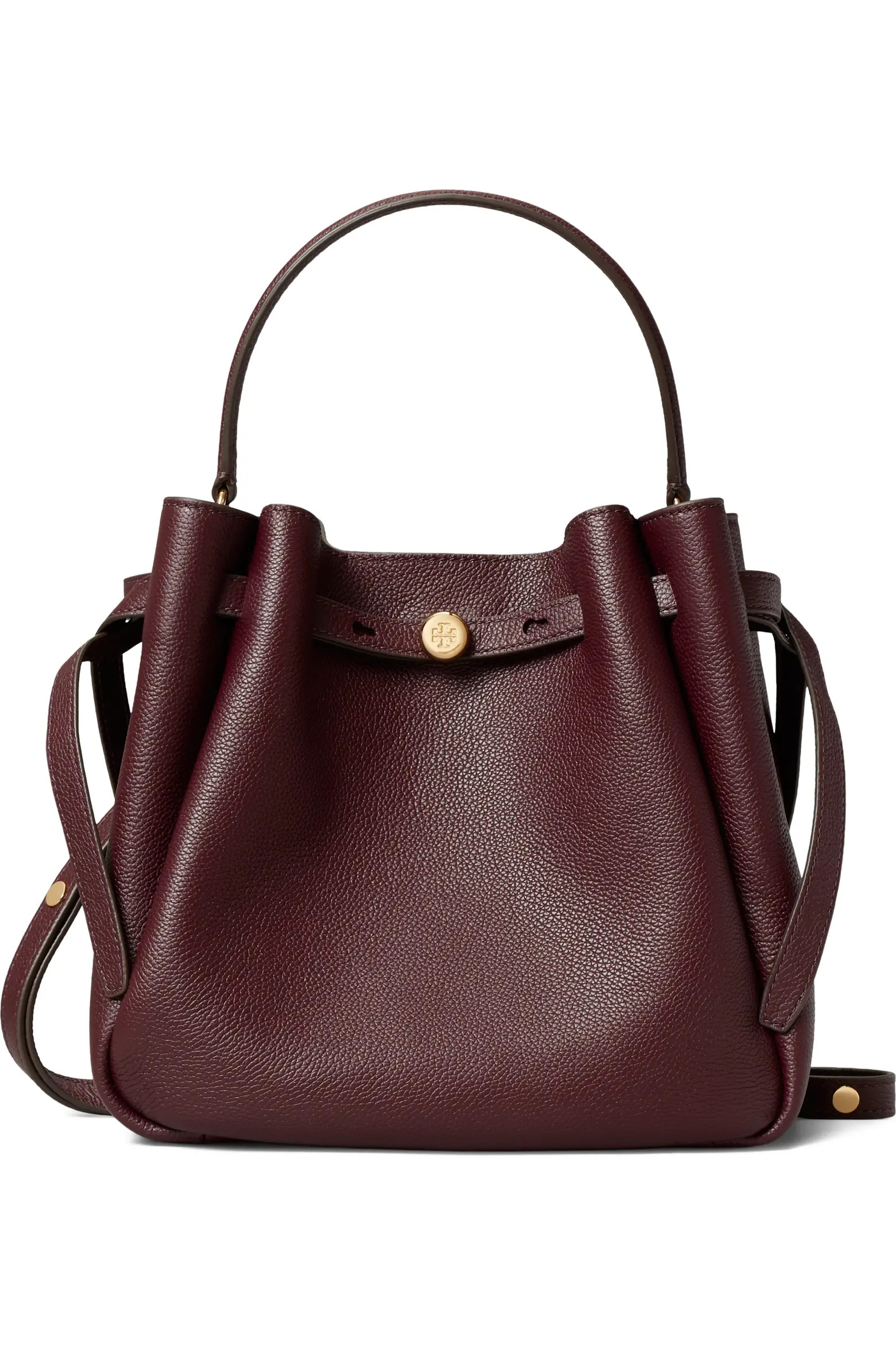 Tory Burch Romy Pebble Leather Bucket Bag (Women) | Nordstrom | Nordstrom