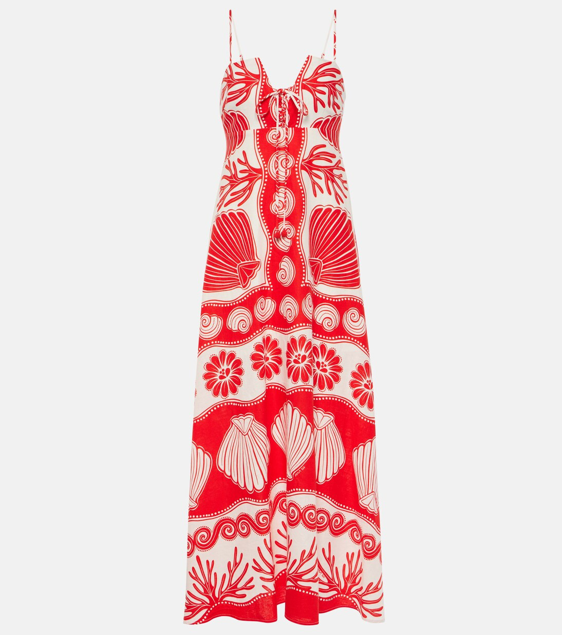 Ainika Shell linen-blend maxi dress | Mytheresa (US/CA)