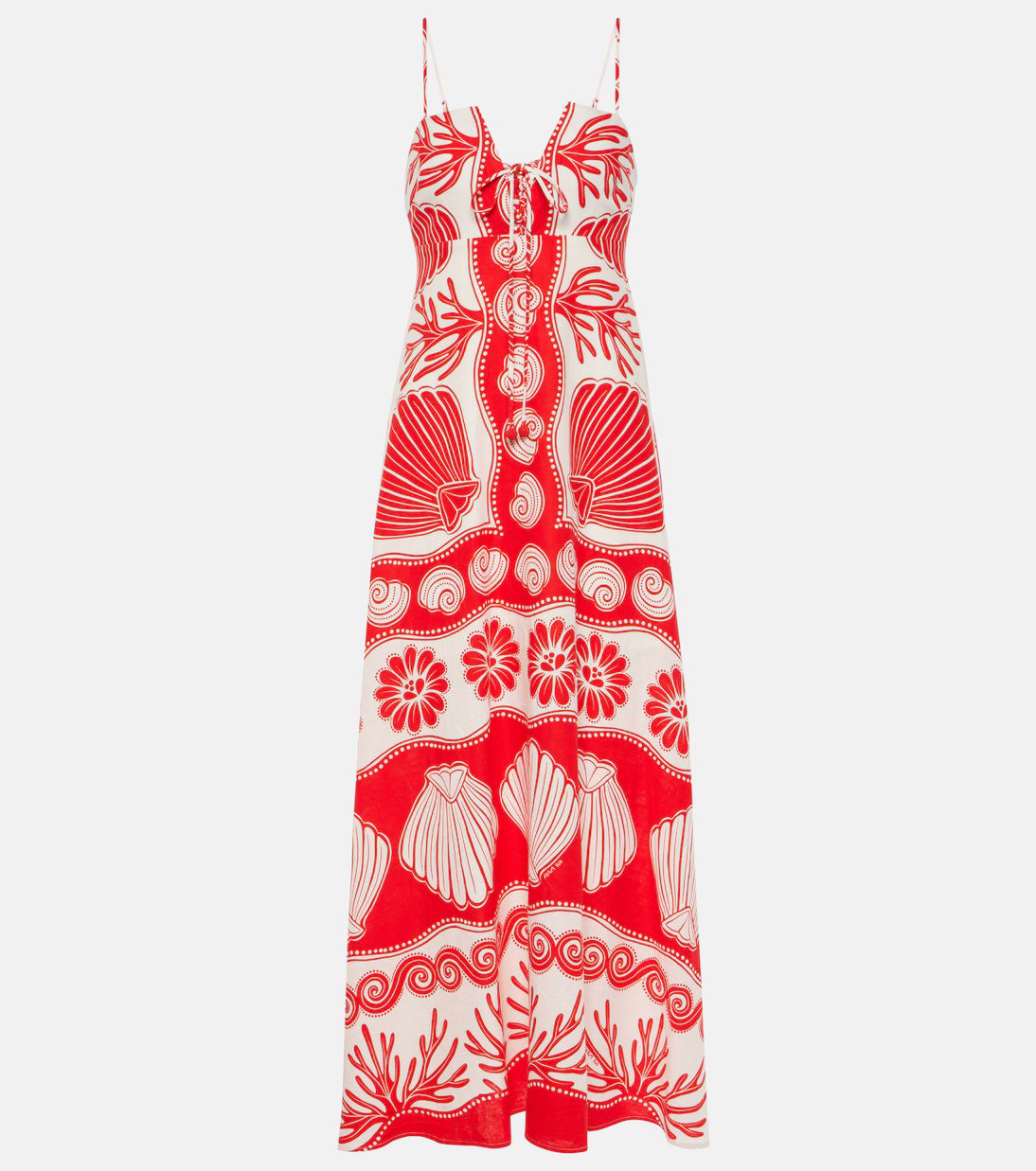 Ainika Shell linen-blend maxi dress | Mytheresa (US/CA)