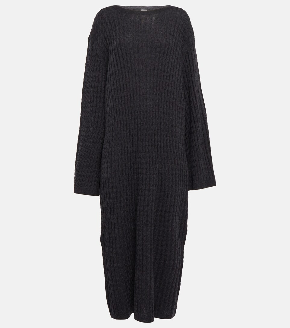 Cable-knit wool sweater dress | Mytheresa (US/CA)