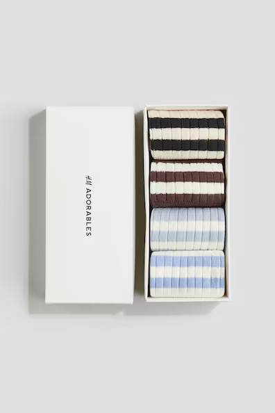 H & M - 4-pack Socks - Blue | H&M (US + CA)