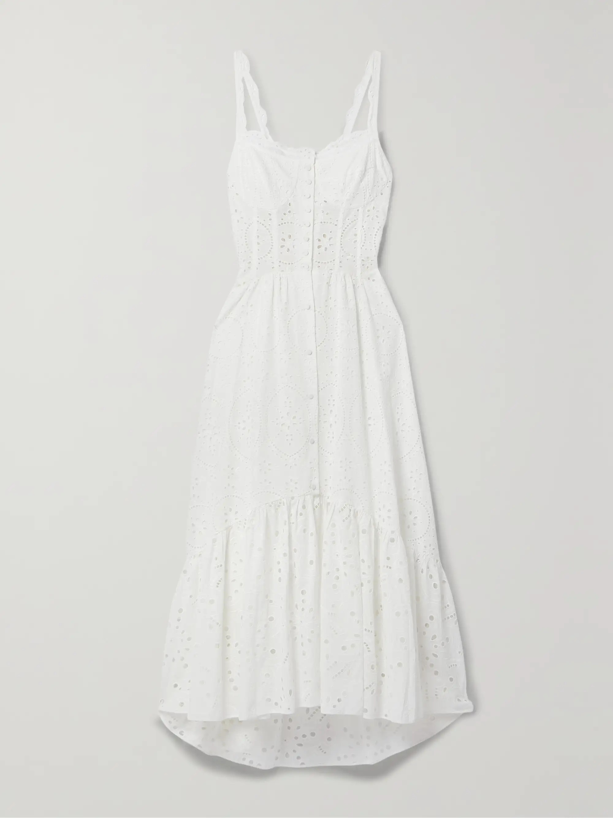 Irene tiered broderie anglaise cotton maxi dress | NET-A-PORTER (US)