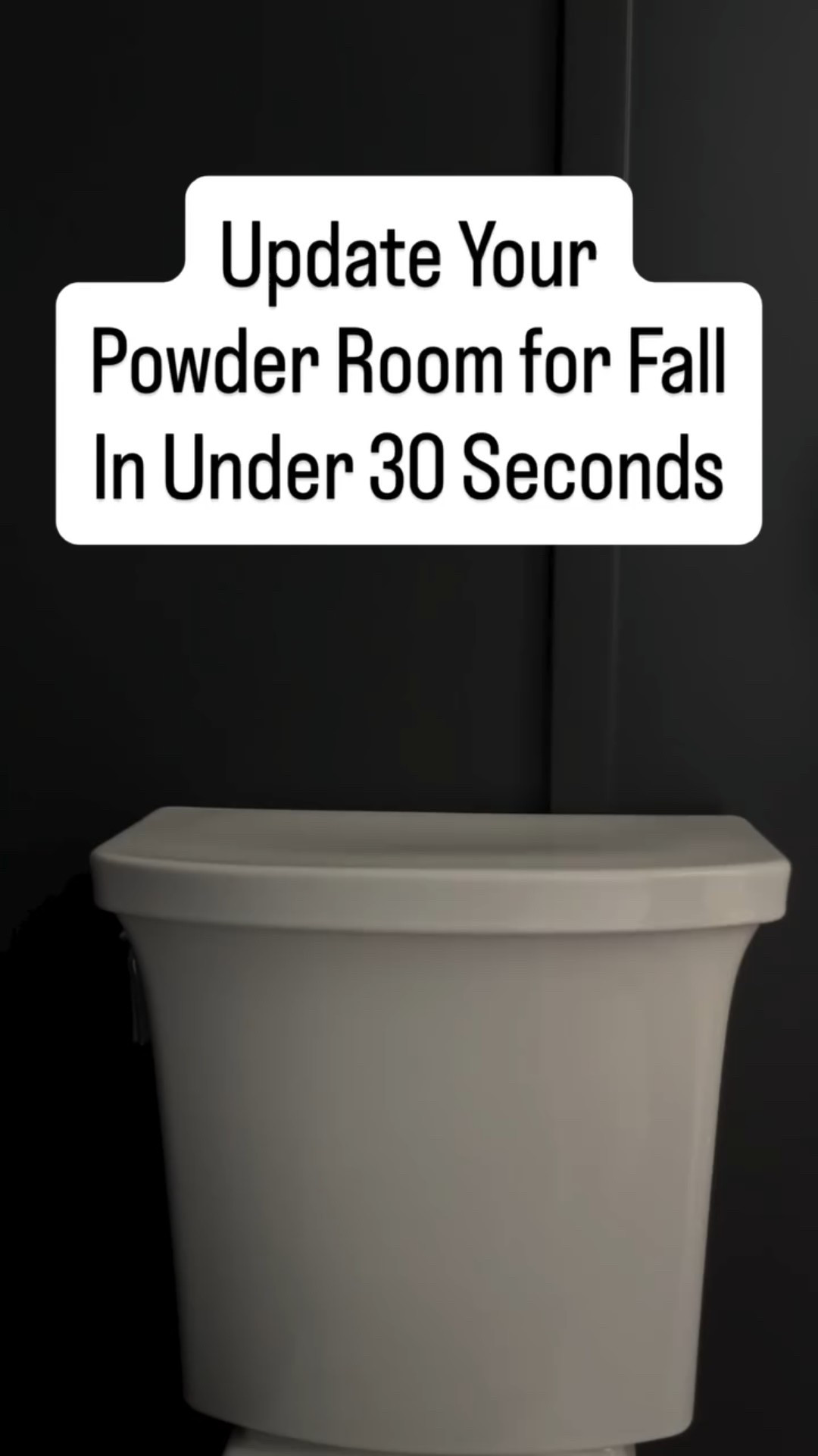 Sometimes a little effort makes a big difference - especially when it comes to styling!

Watch me show you how to transform the boring blank space on top of your toilet into a layered, seasonal display that will welcome guests all season long.

#Fallbathroom #falldecor #targetfinds #powderroom #ltkhome