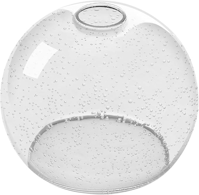Fixture Replacement Globe Shade with 1.65 Inch Fitter, 8 Inch Diameter, E26 Base 1-5/8 Inch Fitte... | Amazon (US)