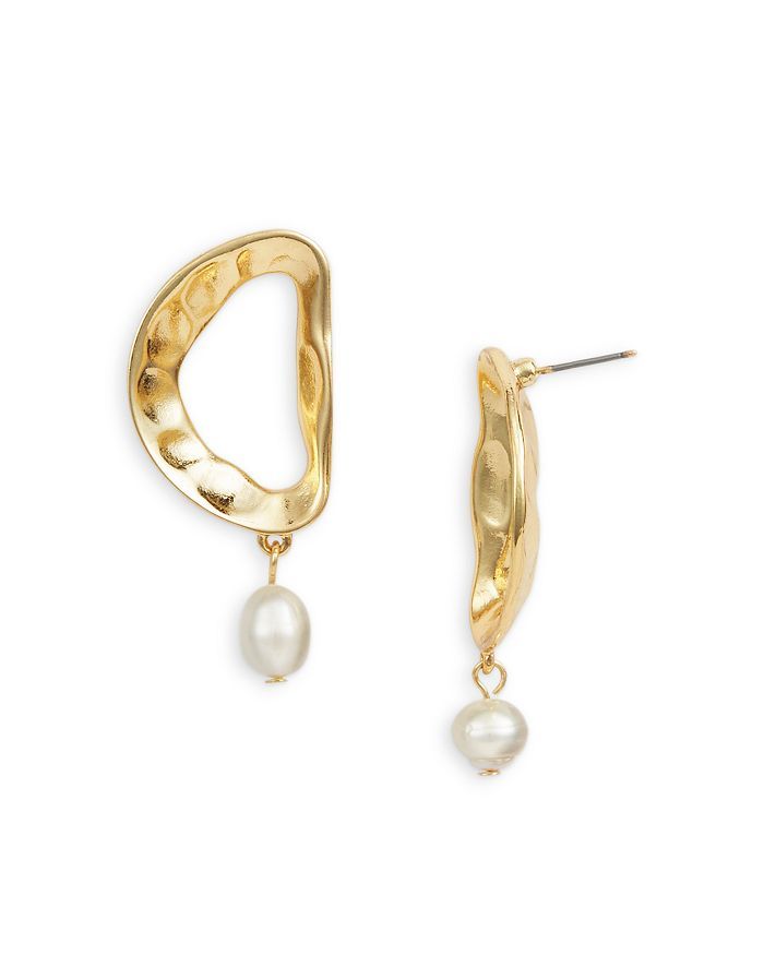 Hammered Ring & Cultured Freshwater Pearl Drop Earrings - 100% Exclusive | Bloomingdale's (US)