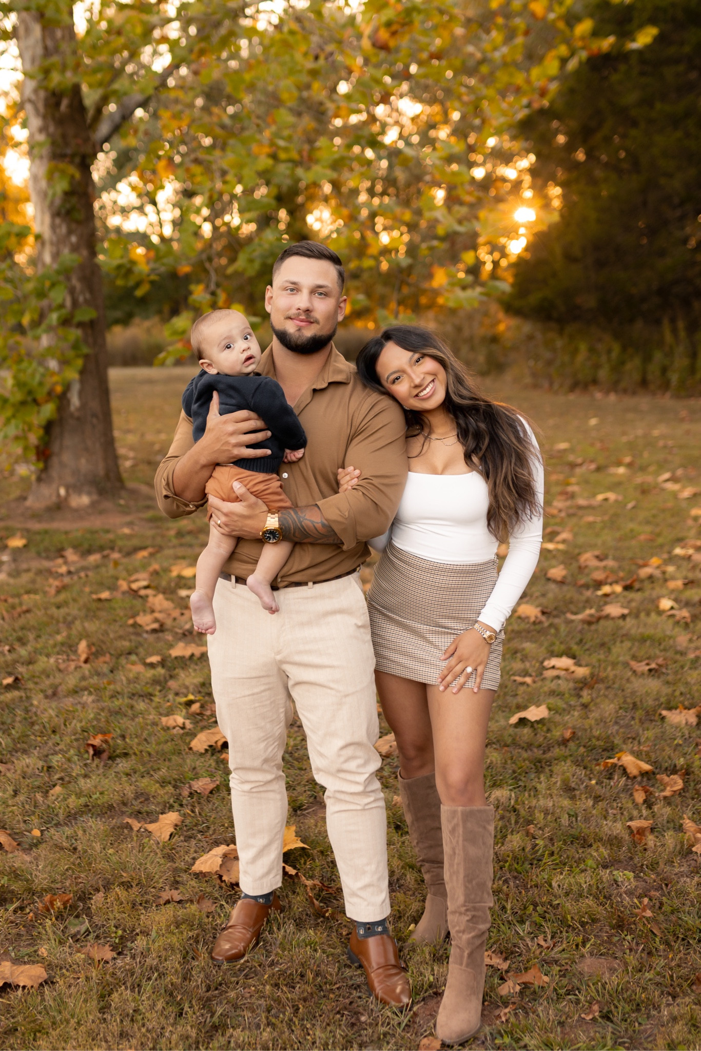 Loved our outfits for family photos this fall! These knee high boots are a new staple in my closet! My son is wearing a vintage Ralph Lauren crewneck. These would also make the perfect Thanksgiving outfit or Christmas outfit for the holiday season this year! I love finding neutral outfits for my family! 

#LTKHoliday #LTKmens #LTKfamily