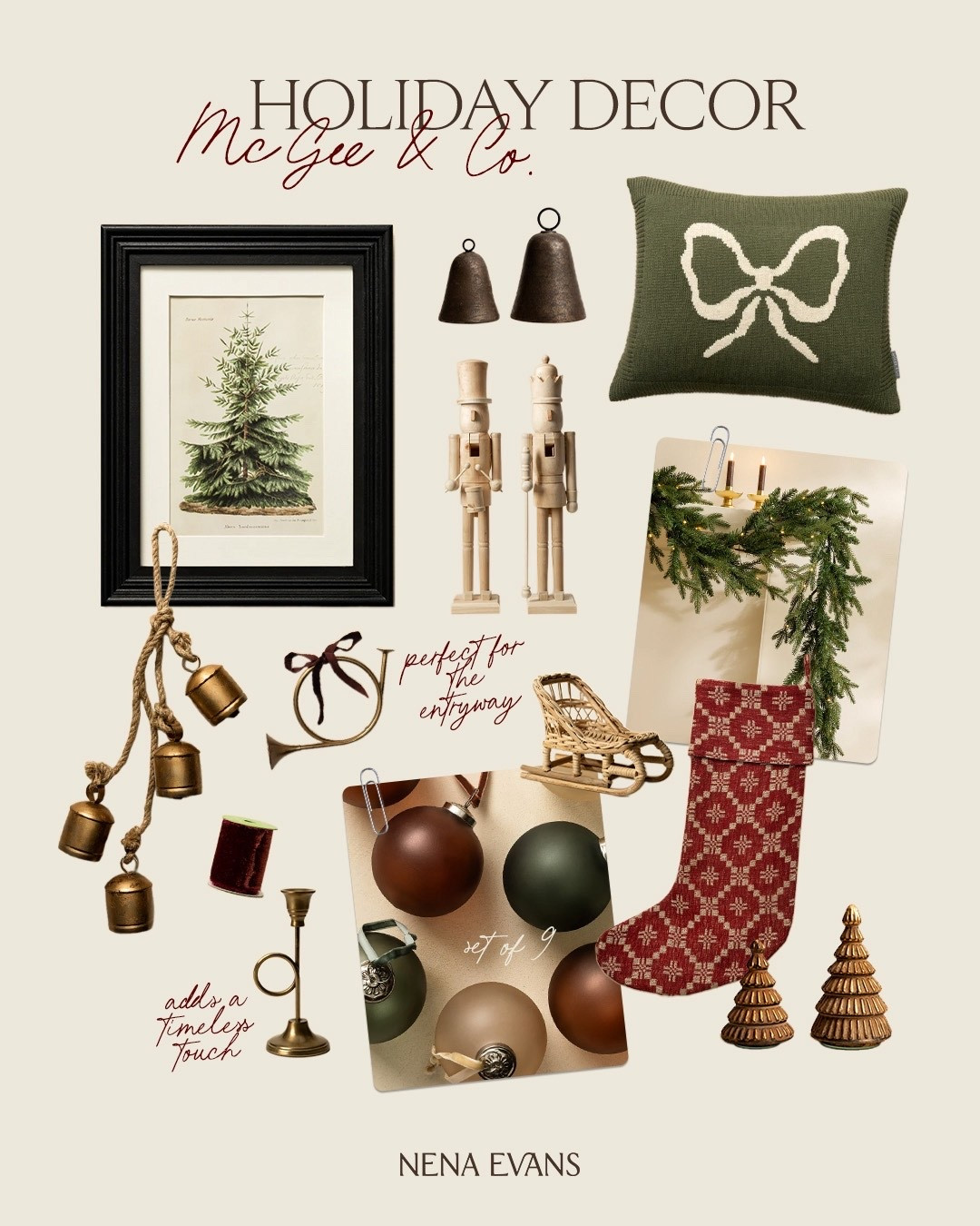 Holiday decor finds from McGee and Co ❤️✨ 

Home decor 
Christmas decor 
Studio McGee decor 
Christmas Garland

#LTKHoliday #LTKFindsUnder100 #LTKHome