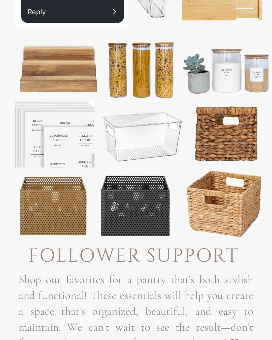 Shop our favorites for a pantry that’s both stylish and functional! These essentials will help you create  space that’s organized, beautiful and easy to maintain! 

#LTKHome