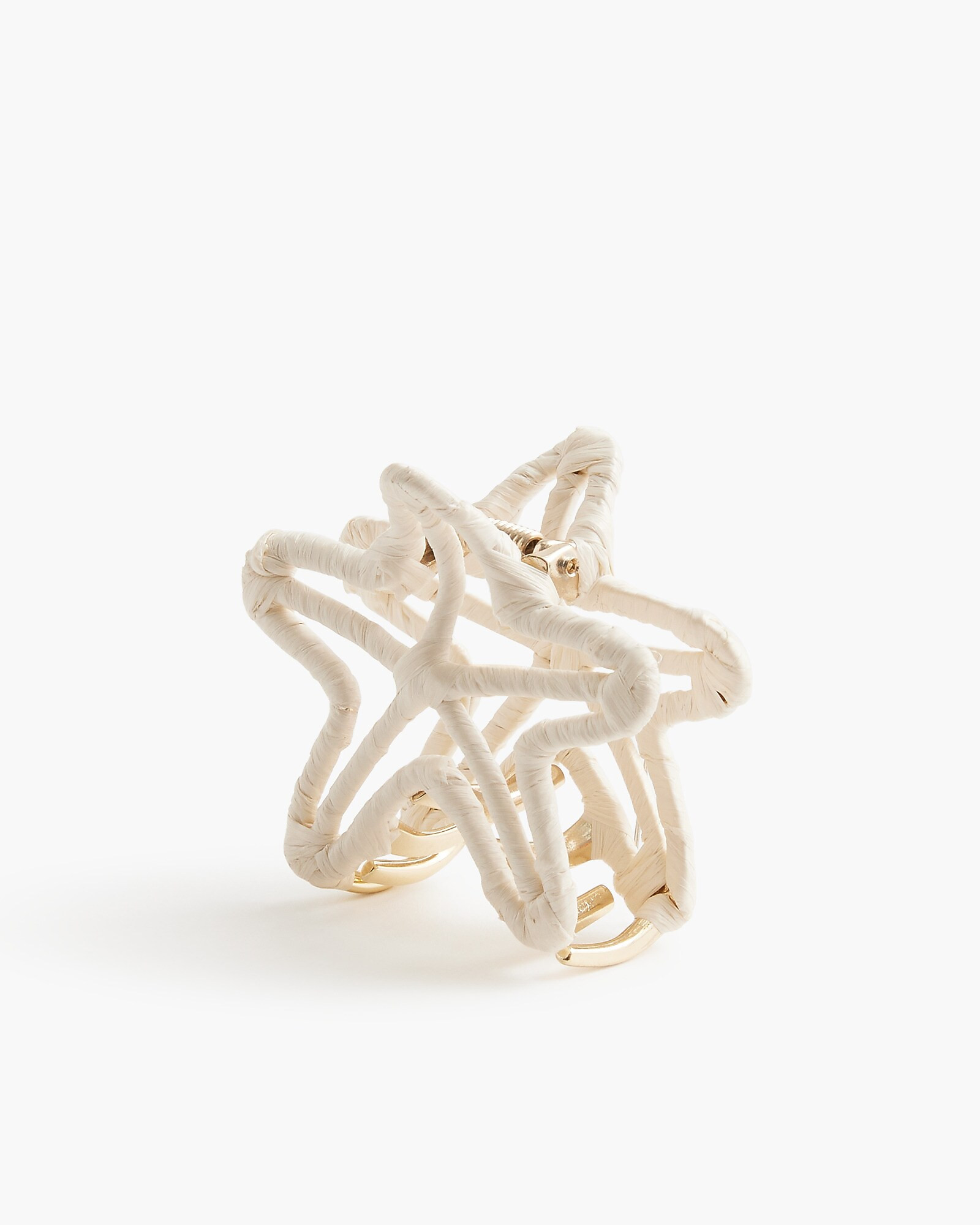 Straw starfish claw clip | J.Crew Factory