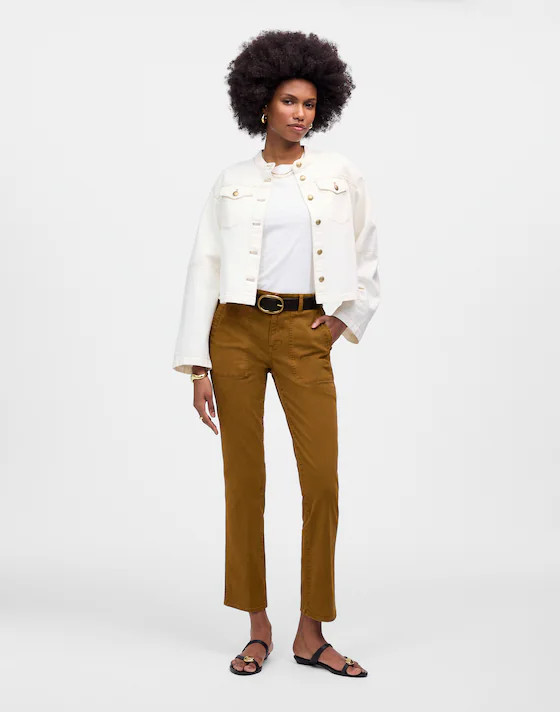 The Slim Straight Utility Pant in Garment Dye | Madewell