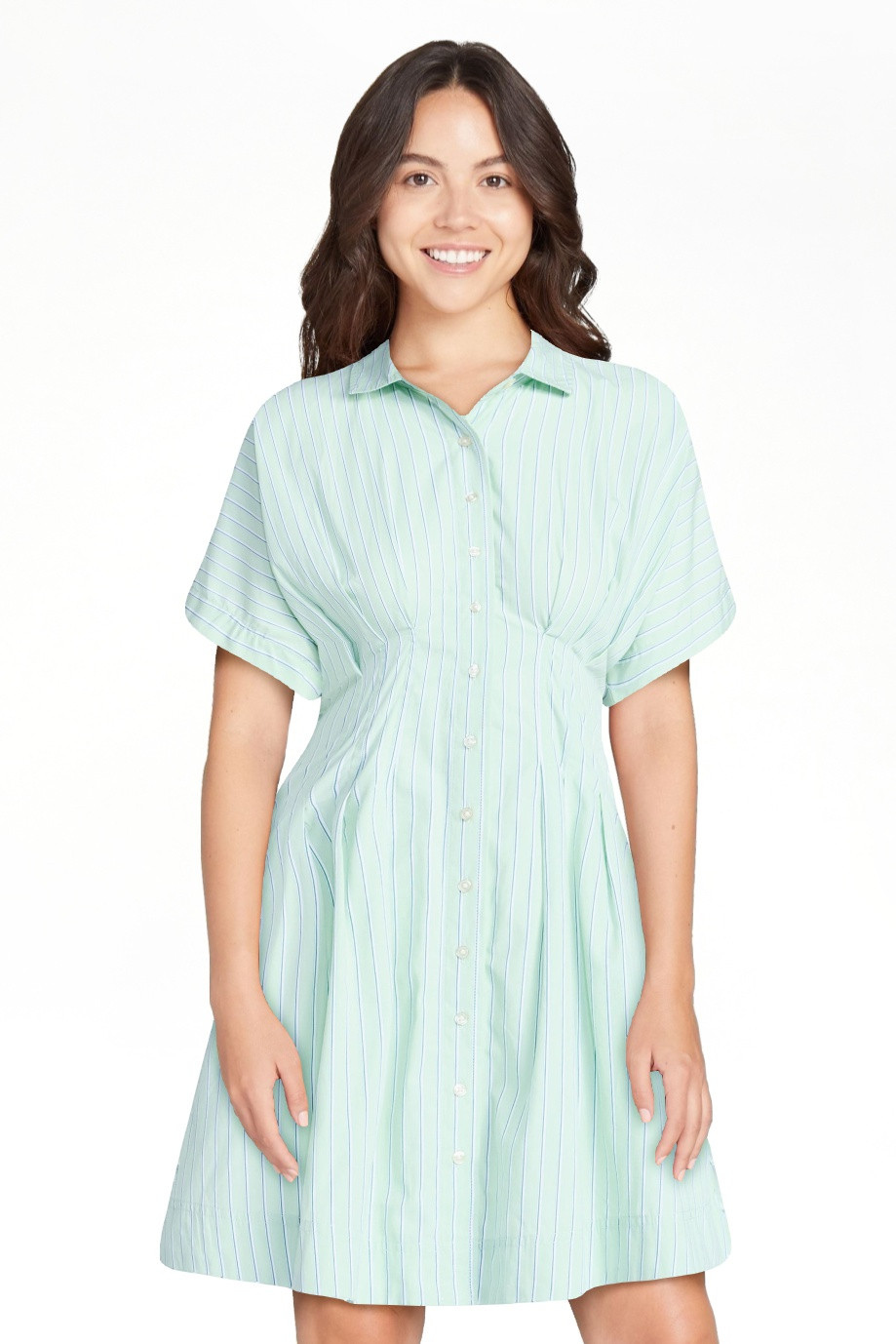 Free Assembly Women's Short Sleeve Corset Mini Dress, Sizes XS-XXL | Walmart (US)