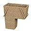 Household Essentials Wicker Stair Basket with Handles, Handwoven Seagrass, Natural | Amazon (US)