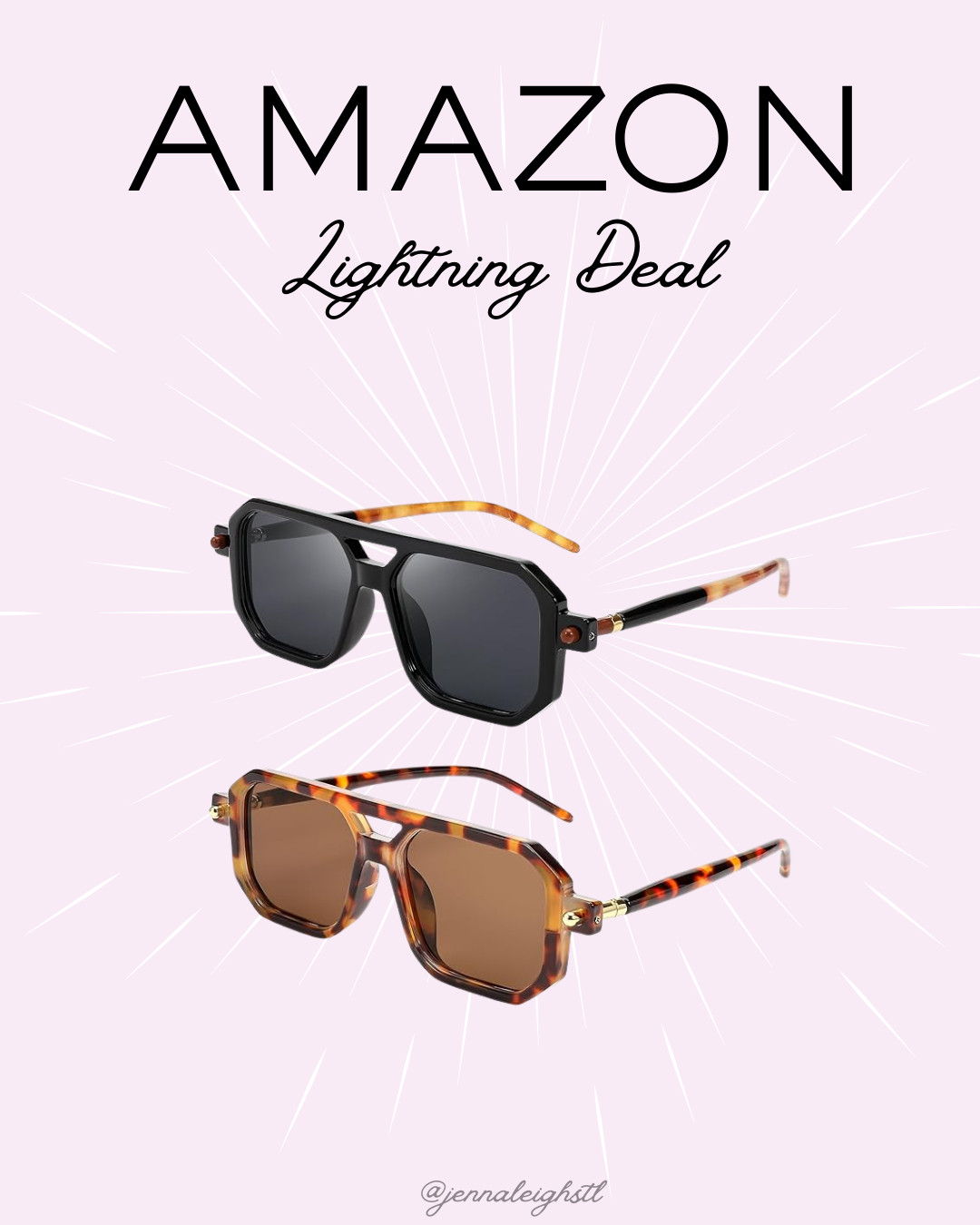 Lightning deal on this set of two aviator sunglasses at Amazon. Such a good everyday style and perfect to keep an extra pair in the car or your bag. 

 #LTKSeasonal #LTKSaleAlert #LTKMidsize