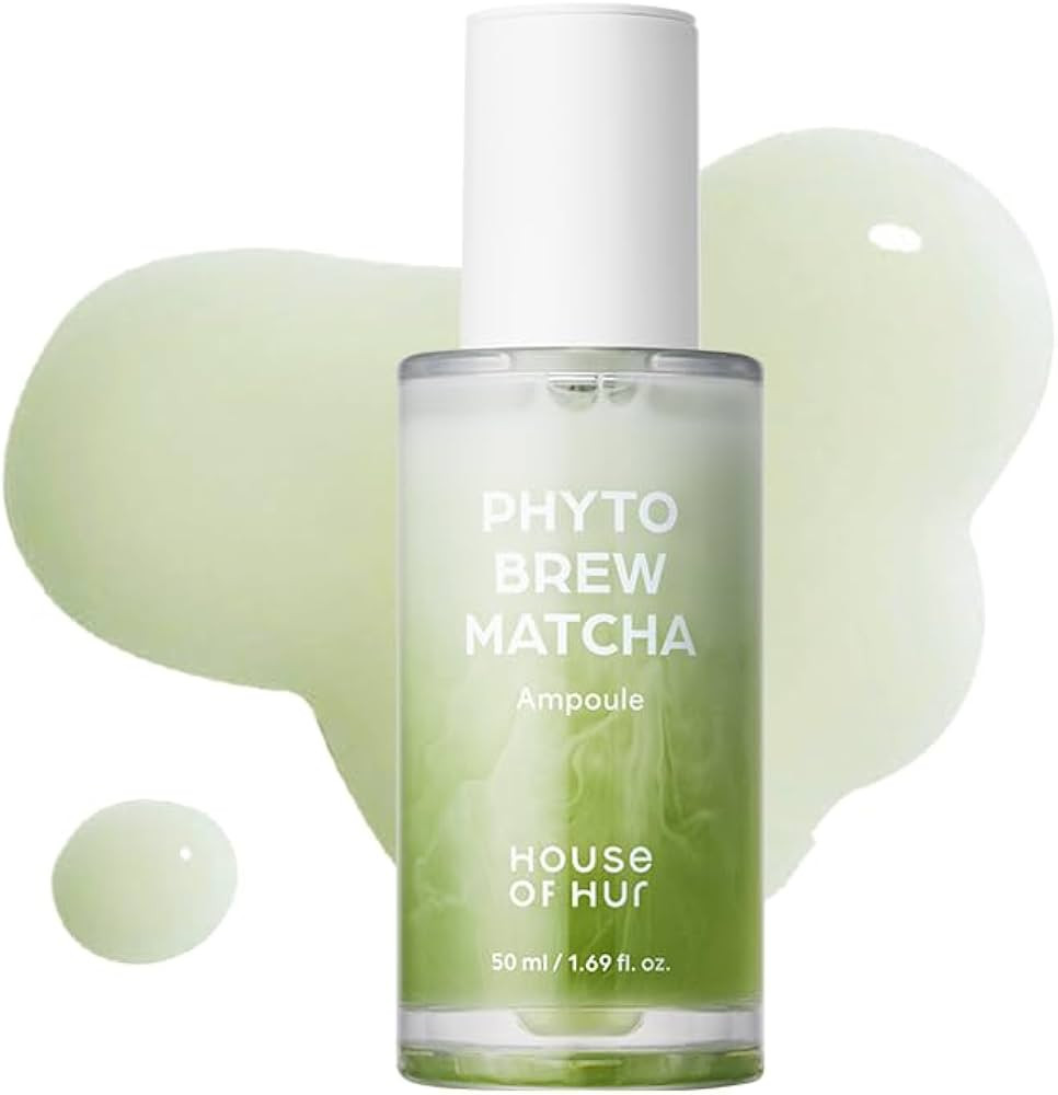House of Hur Phyto Brew Matcha Ampoule, Hydrating Korean Skincare Serum, 50ml / 1.69 fl.oz | Amazon (US)