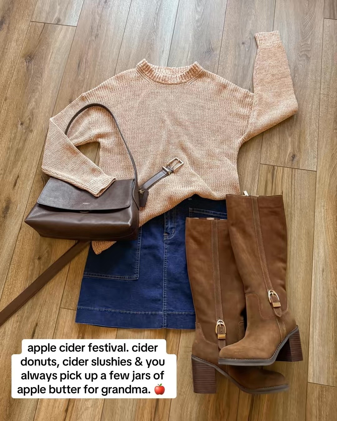 fall outfits. fall sweater. denim skirt. waterproof suede boots.

#LTKSeasonal #LTKSaleAlert #LTKootd