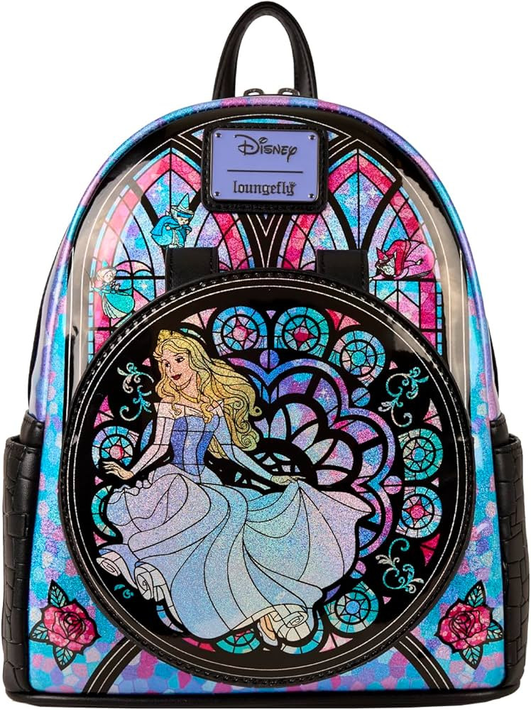 Loungefly Disney Princess Stained Glass: Sleeping Beauty Mini-Backpack, Amazon Exclusive | Amazon (US)