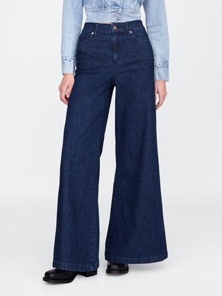 High Rise Wide Flare Jeans | Gap (US)