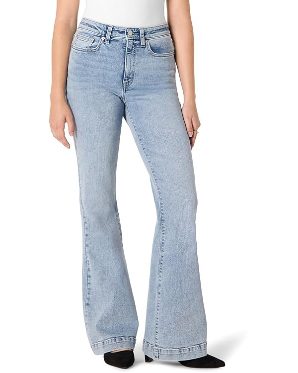 Amazon Essentials Womens High Stretch High-Rise Flare Jeans | Amazon (US)