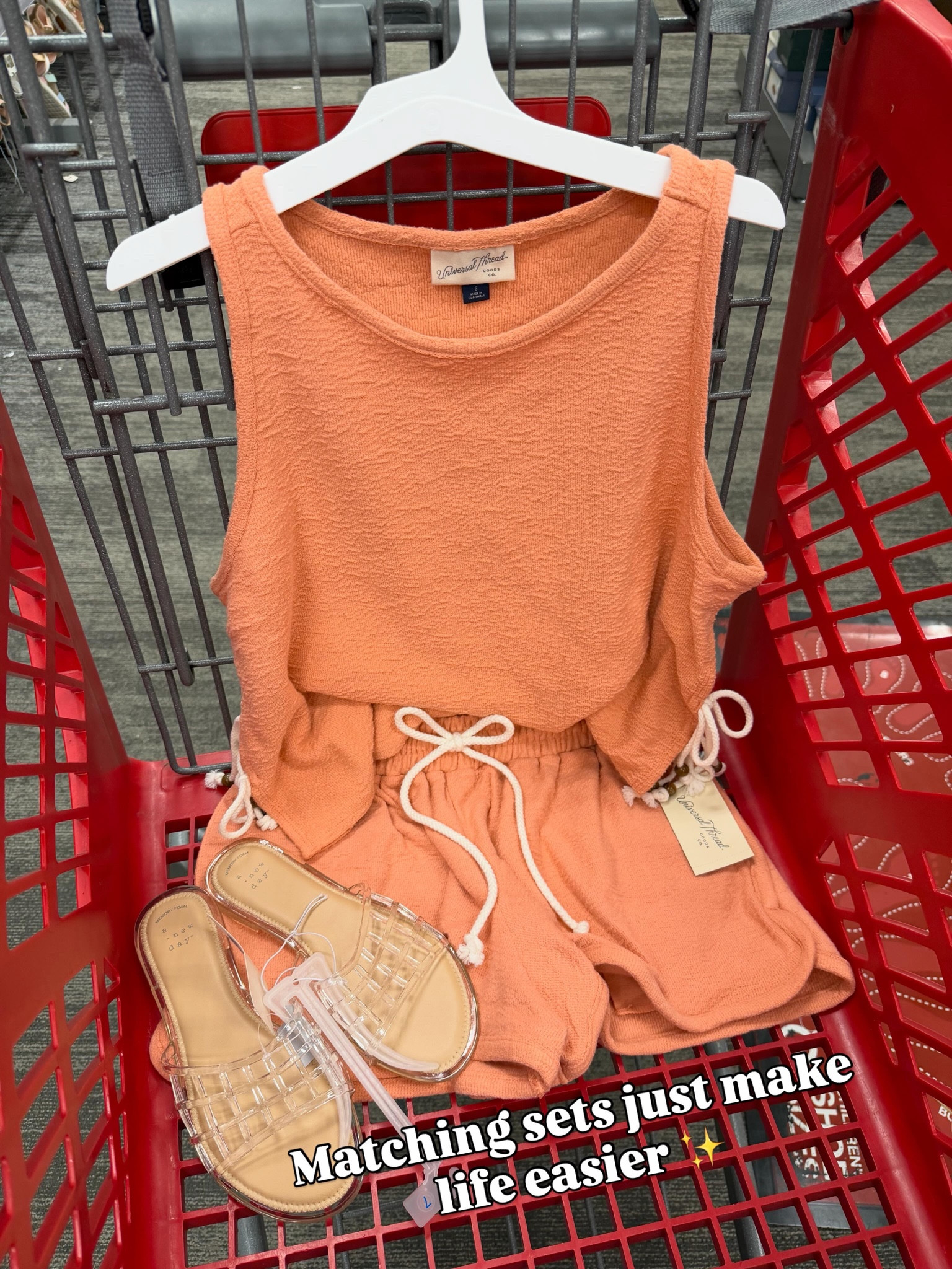 Matching set at Target, fabric has a unique texture to it, it’s soft and comes in three colorways. #targetstyle