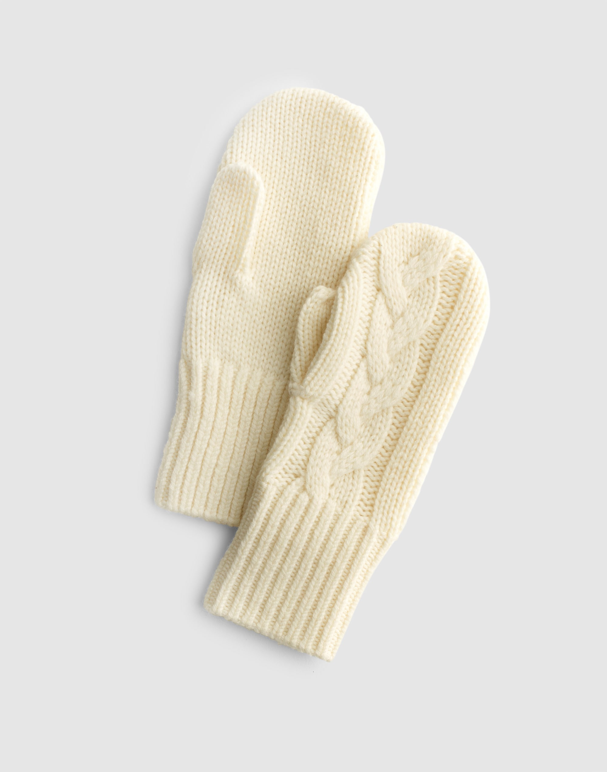 Chunky Cable-Stitch Mittens | Madewell