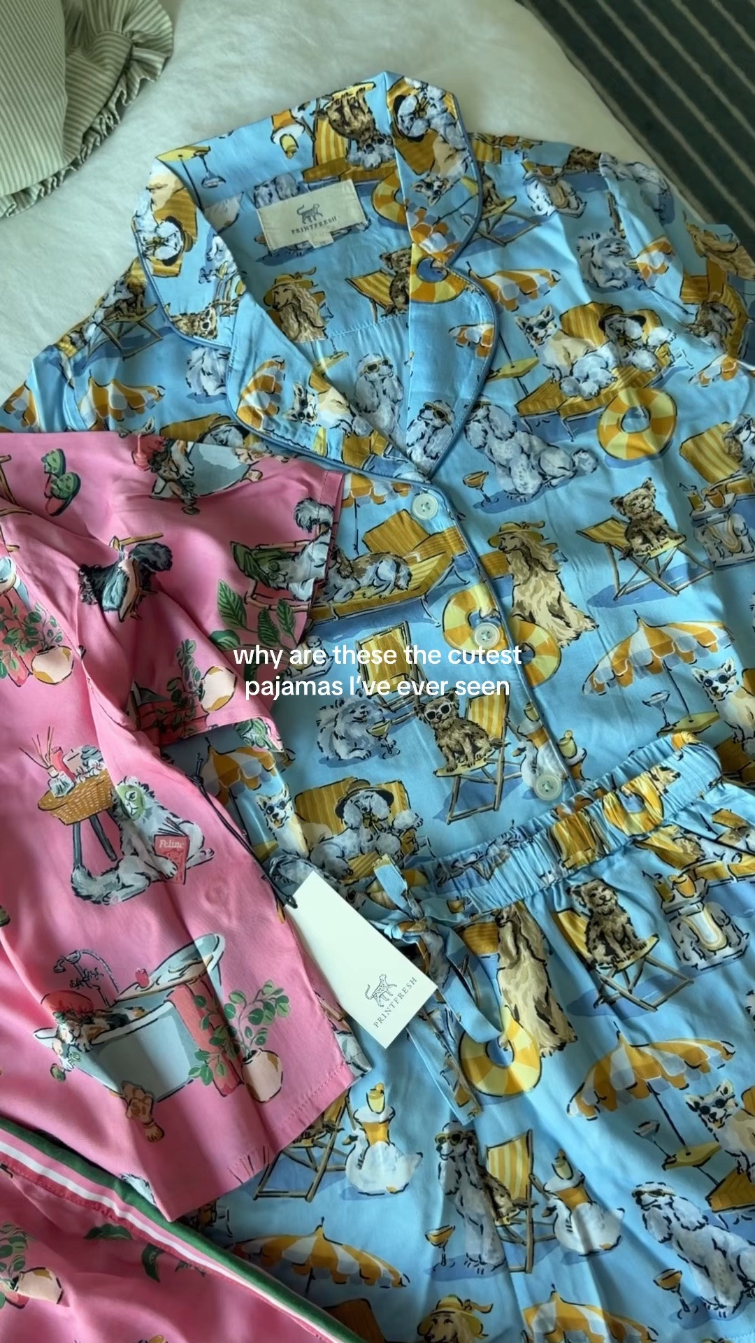 the perfect pjs for pet moms (or if you just love these patterns like me 💗)  Wearing size XS petite! 

#LTKPetite #LTKselfcare #LTKTall