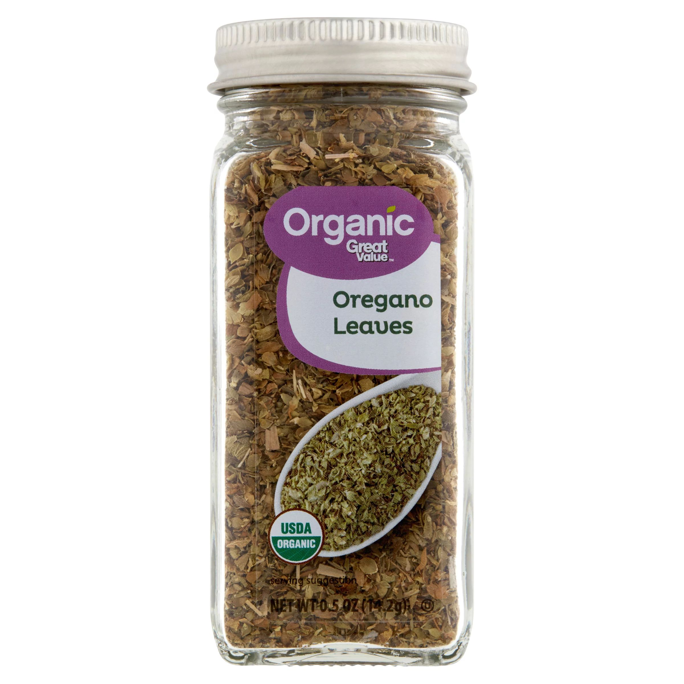 Great Value Organic Oregano Leaves, 0.5 oz | Walmart (US)