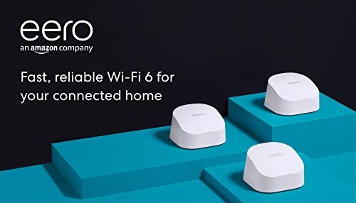 Introducing Amazon eero 6 dual-band mesh Wi-Fi 6 system with built-in Zigbee smart home hub (3-pa... | Amazon (US)
