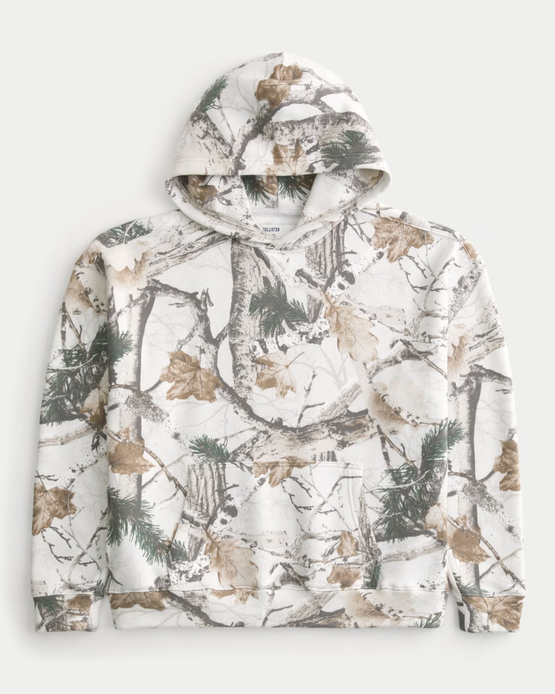 Men's Boxy Camo Hoodie from Hollister | Hollister (US)