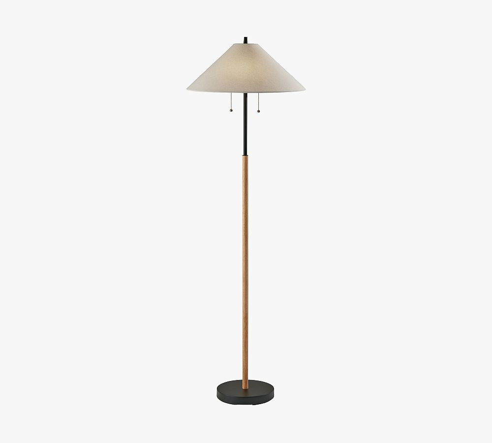 Patton Wood &amp; Metal Floor Lamp (62") | Pottery Barn (US)