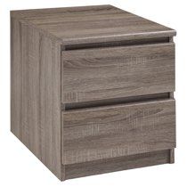 Tvilum Laguna 2 Drawer Nightstand, Brown | Walmart (US)