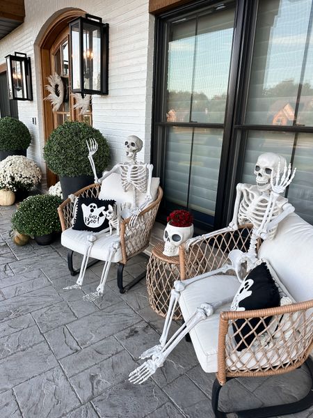 Halloween decor | skeletons | outdoor porch decor 

#LTKHalloween #LTKhome #LTKSeasonal