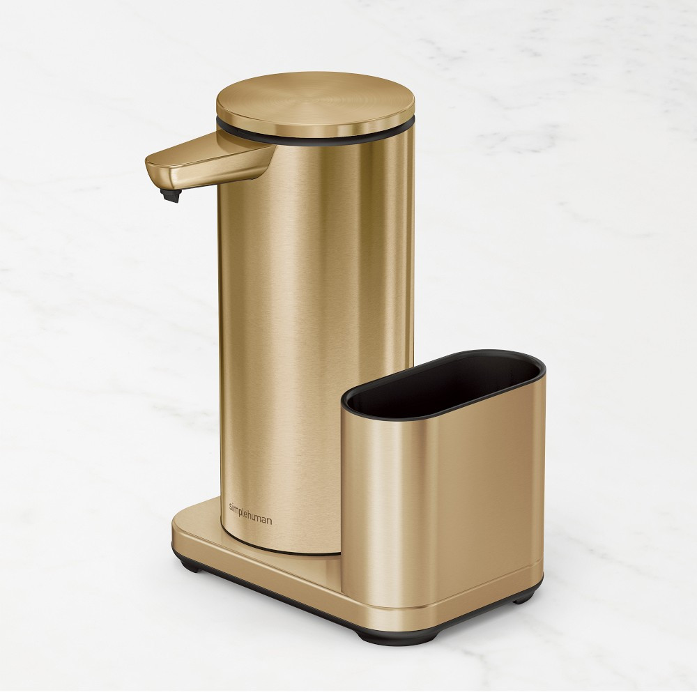 simplehuman™ Rechargeable Liquid Sensor Pump with Sponge Caddy, 14-Oz. | Williams-Sonoma
