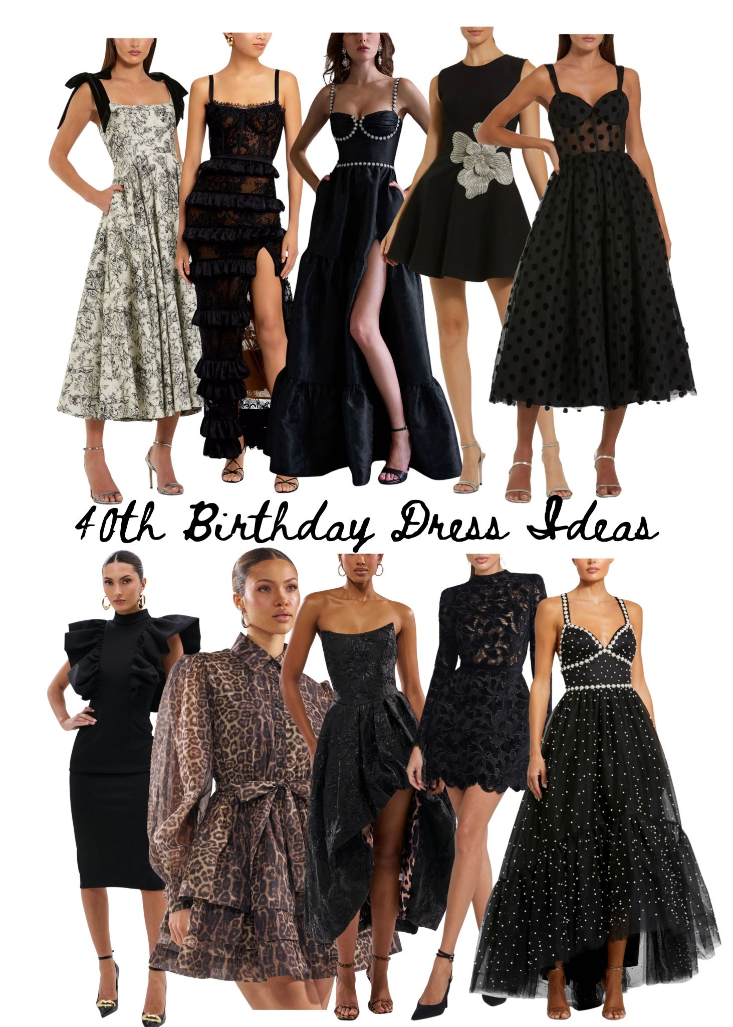 Help me pick a dress for my 40th birthday! 