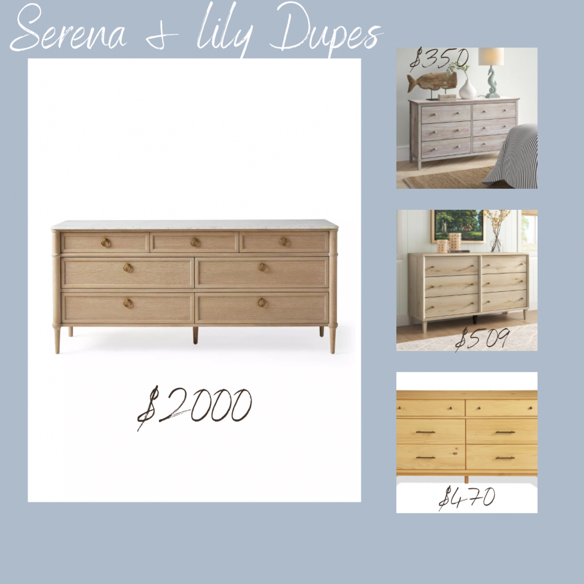 Serena & Lily Dresser Dupe

#LTKhome
