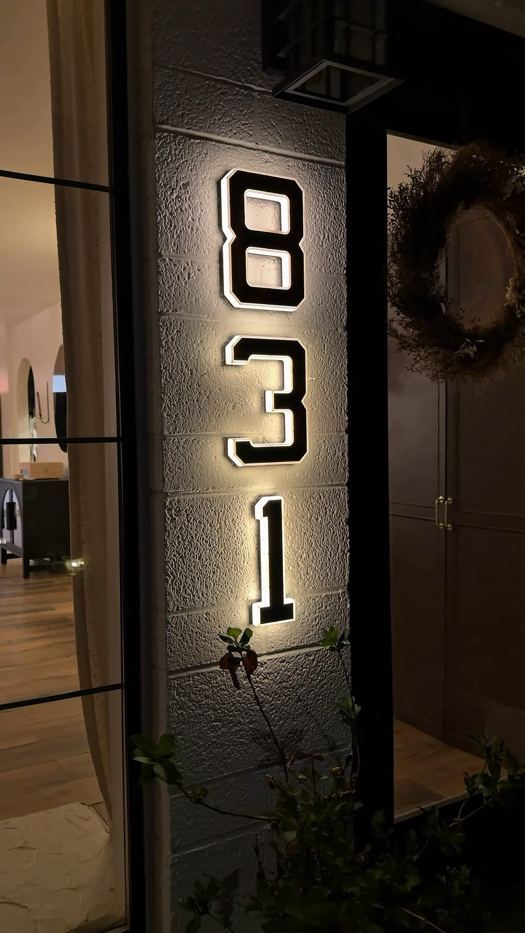 These solar house numbers were such an easy exterior upgrade but made the biggest difference. They charge during the day and automatically light up at night, giving that soft custom glow that makes your home feel more elevated and intentional.

solar house numbers, illuminated address numbers, outdoor lighting ideas, curb appeal ideas, exterior home upgrades, modern cottage exterior, front entry styling, outdoor decor lighting, house number sign, amazon home finds

#LTKHome