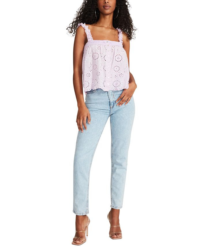 BB Dakota by Steve Madden Women's Summer Sunrise Eyelet Top & Reviews - Tops - Women - Macy's | Macys (US)