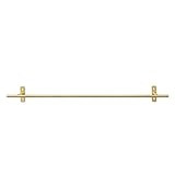 Creative Co-Op Modern Metal Hanging Bar, Matte Brass Finish Wall Rod, Gold | Amazon (US)
