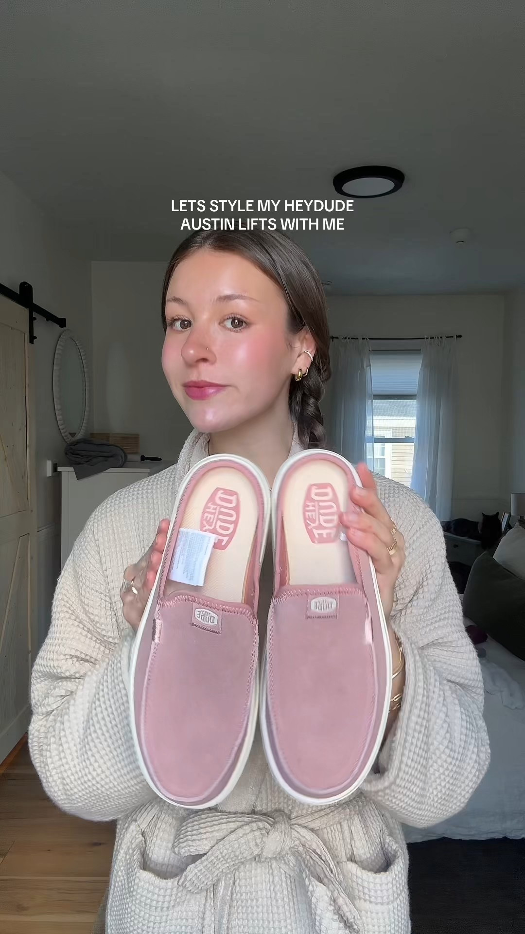 Let’s style these heydude Austin’s lift shoes with me

Spring outfit inspo 
Wearing size 26 in the reformation jeans and small in the Sezane sweater

#LTKWatchNow #LTKSeasonal #LTKSpringSale