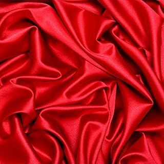 Valentina Textile inc Satin- Charmeuse Fabric 60" Inch Wide- for Weddings, Decor, Gowns, Sheets, ... | Amazon (US)