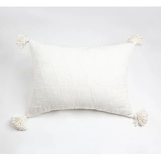 Zeye Ivory Cotton Pillow Sham - On Sale - Overstock - 36039282 | Bed Bath & Beyond