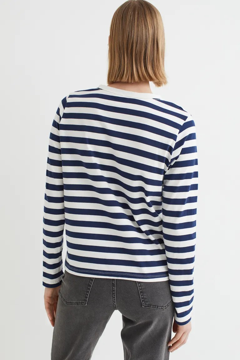 Cotton jersey top | H&M (UK, MY, IN, SG, PH, TW, HK)