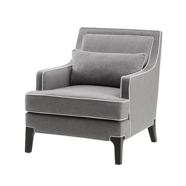 Madison Park Signature Collin Lounge Chair - grey/ black | Bed Bath & Beyond