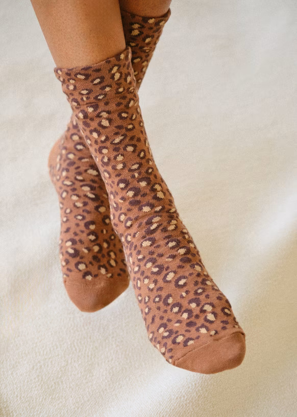 Leopard print socks | Sezane Denmark