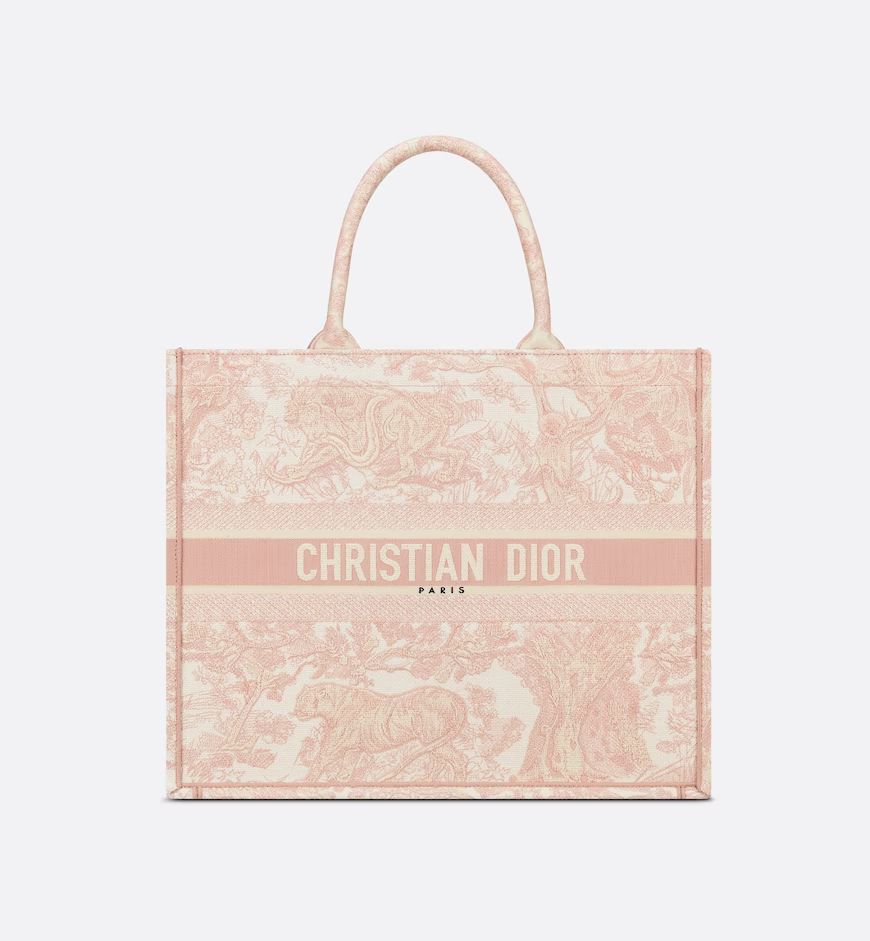 Dior Book Tote Pink Toile de Jouy Embroidery | Dior Beauty (US)