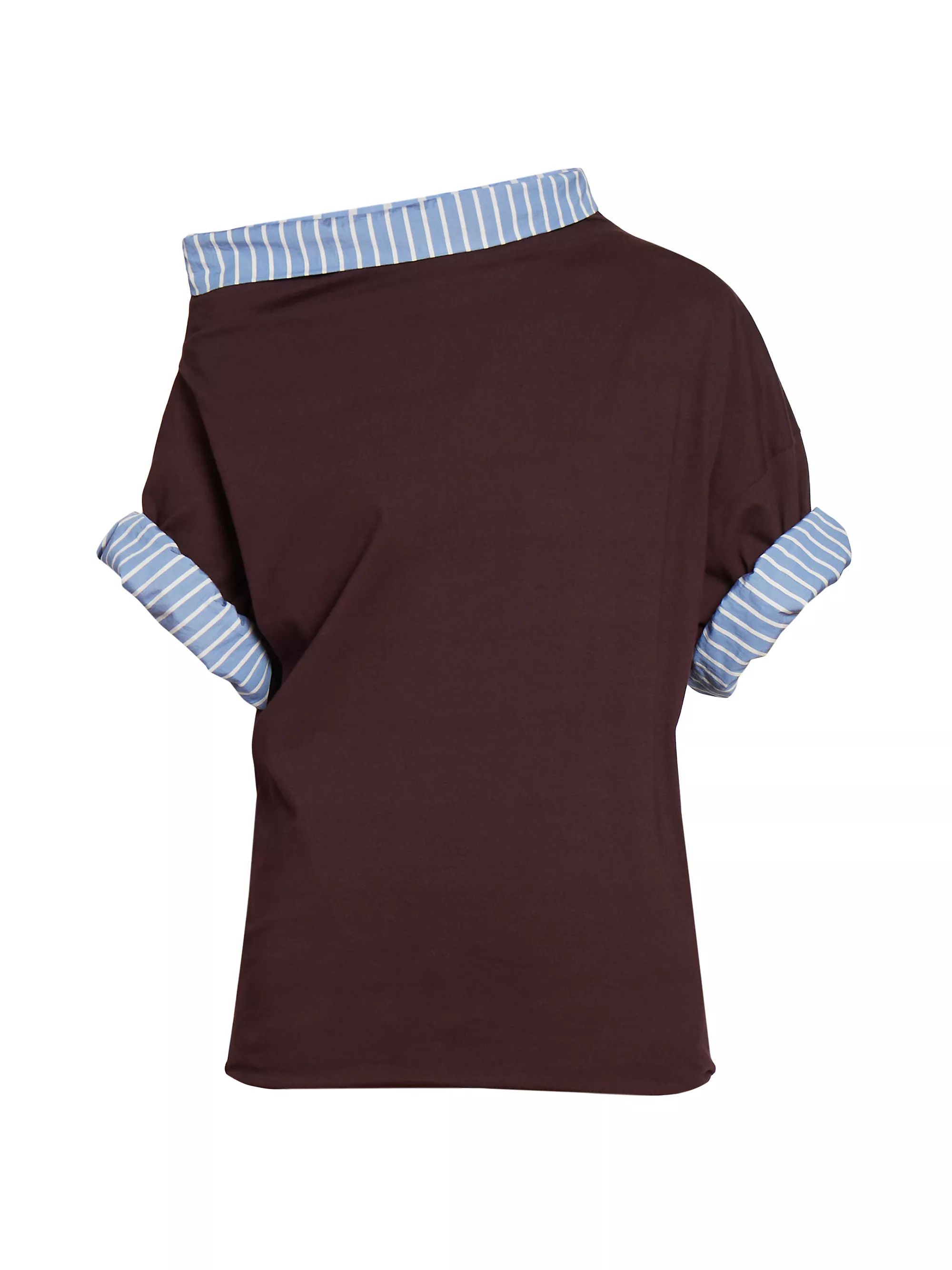 Henessa Layered Cotton T-Shirt | Saks Fifth Avenue