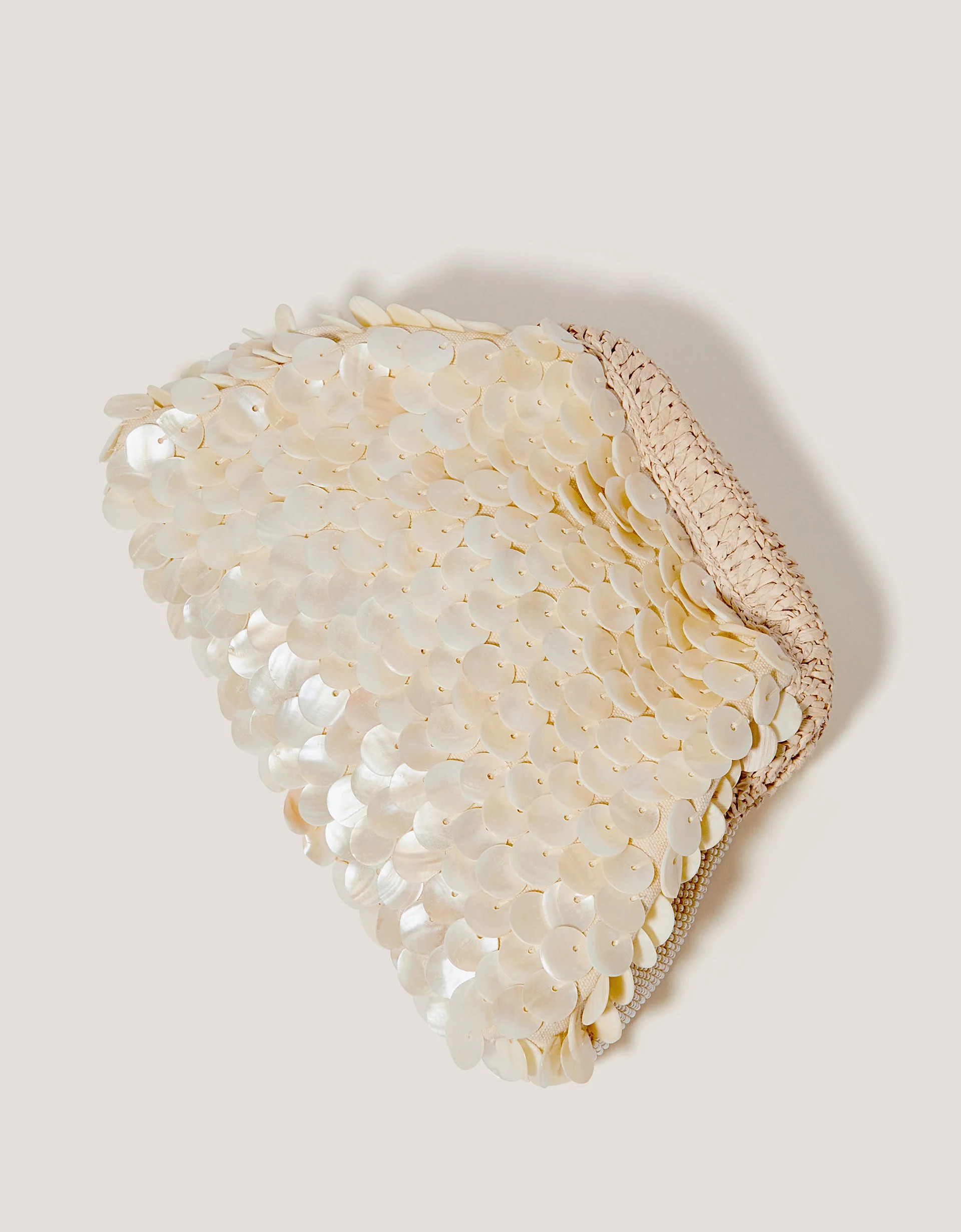 Saya Shell Embellished Clutch Bag | Monsoon (UK)